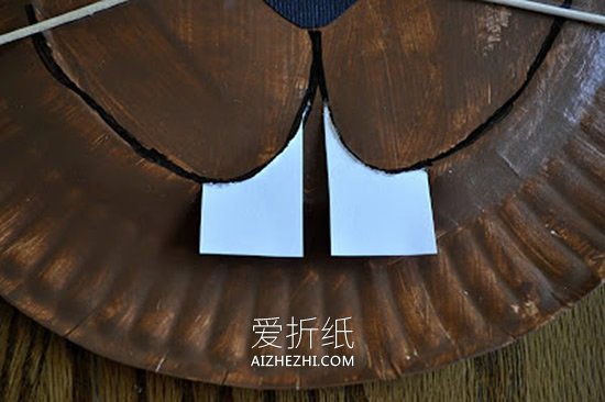 纸盘手工制作土拨鼠的方法- www.aizhezhi.com