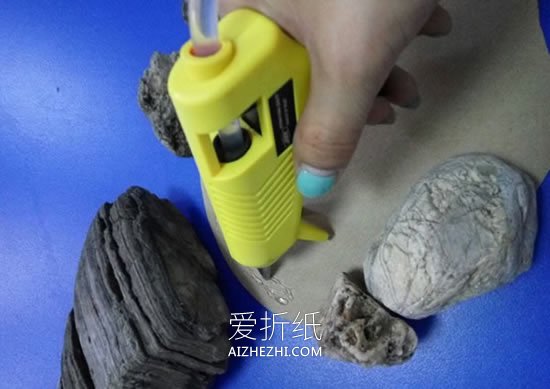 简单假山盆景的制作方法- www.aizhezhi.com