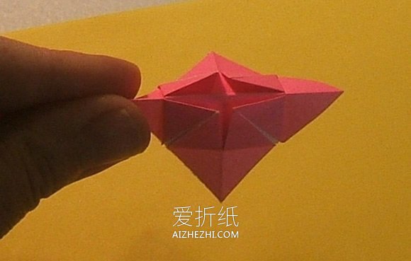 新年纸灯笼的折法图解- www.aizhezhi.com