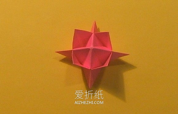 新年纸灯笼的折法图解- www.aizhezhi.com