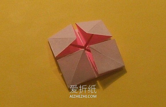 新年纸灯笼的折法图解- www.aizhezhi.com