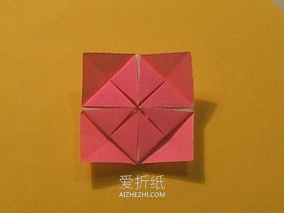 新年纸灯笼的折法图解- www.aizhezhi.com