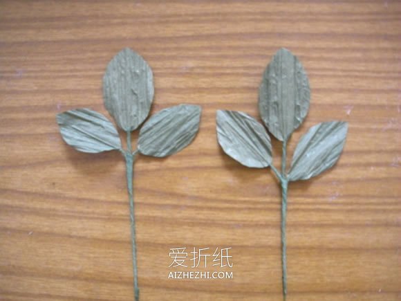 粉红纸玫瑰的制作方法图解- www.aizhezhi.com