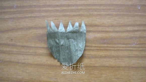 粉红纸玫瑰的制作方法图解- www.aizhezhi.com