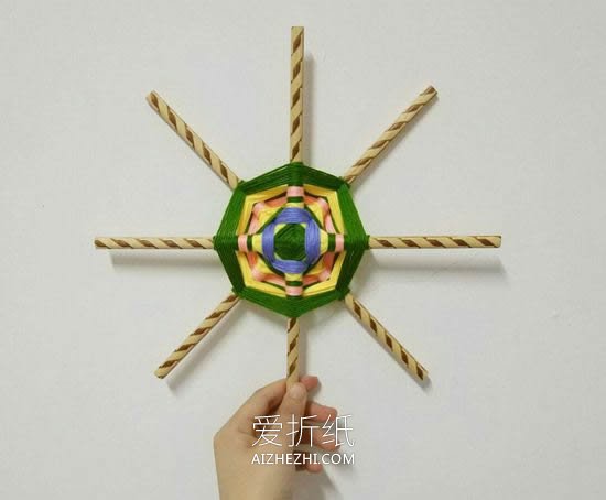 印第安吉祥标志曼达拉的编法- www.aizhezhi.com