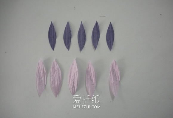 素雅纸藤花的制作方法图解- www.aizhezhi.com