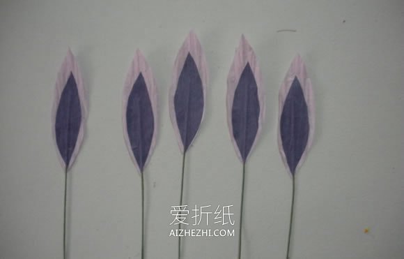 素雅纸藤花的制作方法图解- www.aizhezhi.com