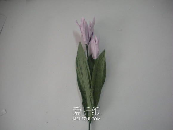 素雅纸藤花的制作方法图解- www.aizhezhi.com