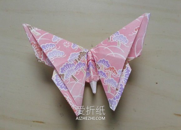 怎么折纸复杂蝴蝶的图解教程- www.aizhezhi.com