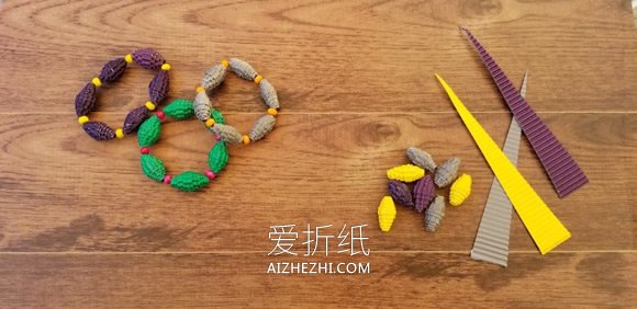 瓦楞纸板手工制作手镯的方法- www.aizhezhi.com