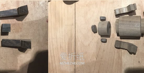 木头机器人的制作方法- www.aizhezhi.com