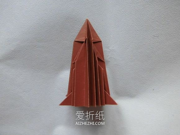 漂亮圣诞树的折纸方法图解- www.aizhezhi.com