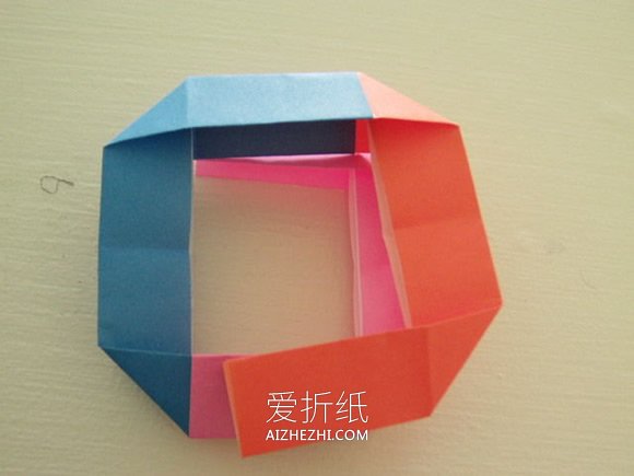 弹簧圈玩具的折法图解- www.aizhezhi.com