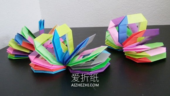 弹簧圈玩具的折法图解- www.aizhezhi.com