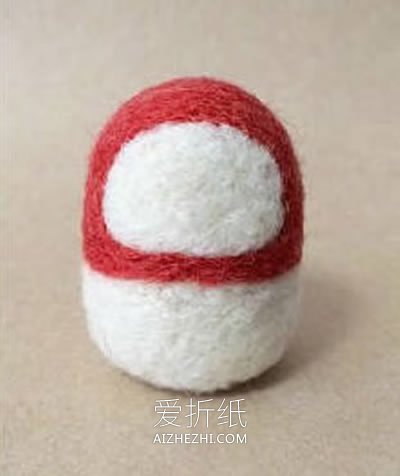 羊毛毡俄罗斯套娃的制作方法- www.aizhezhi.com