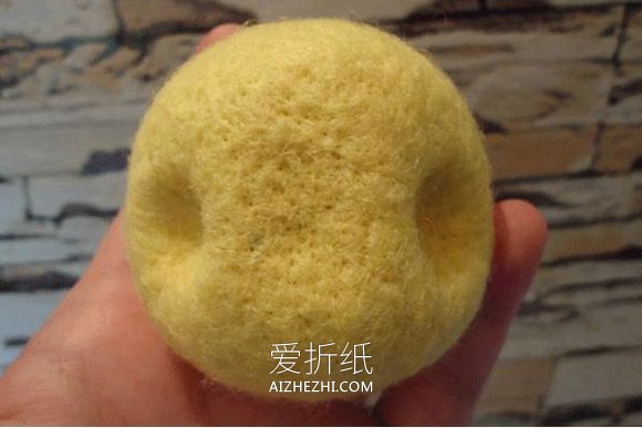 可爱羊毛毡小鸭子的制作教程- www.aizhezhi.com