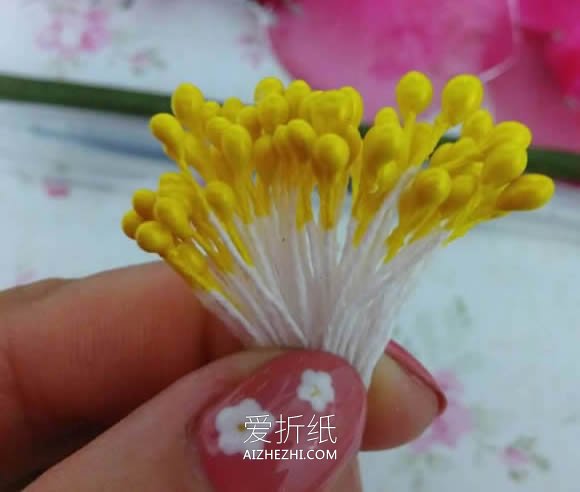 花开富贵-牡丹丝网花的制作方法- www.aizhezhi.com