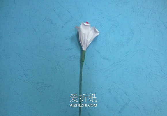 纸藤花铃兰的制作方法图解- www.aizhezhi.com