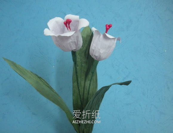 纸藤花铃兰的制作方法图解- www.aizhezhi.com