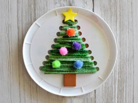 简单圣诞树装饰品的制作方法