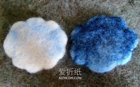 精美羊毛毡小羊胸针的制作方法- www.aizhezhi.com