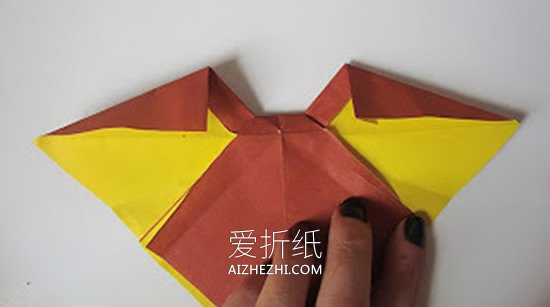 漂亮蝴蝶结的折纸方法图解- www.aizhezhi.com