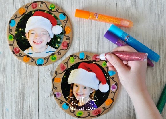 圣诞节照片装饰品的制作方法- www.aizhezhi.com