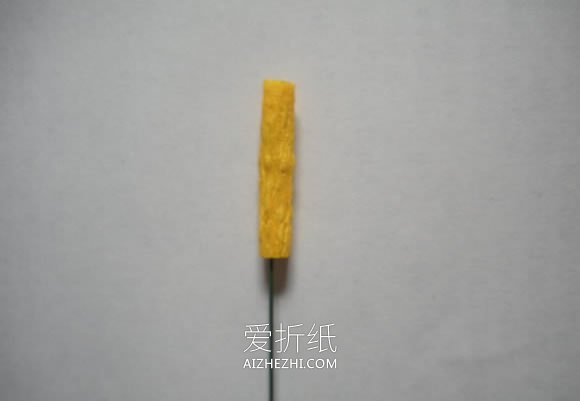 皱纹纸制作牵牛花的方法- www.aizhezhi.com