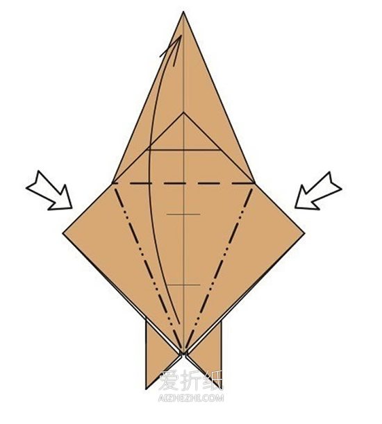 复杂的驼鹿折纸方法图解- www.aizhezhi.com