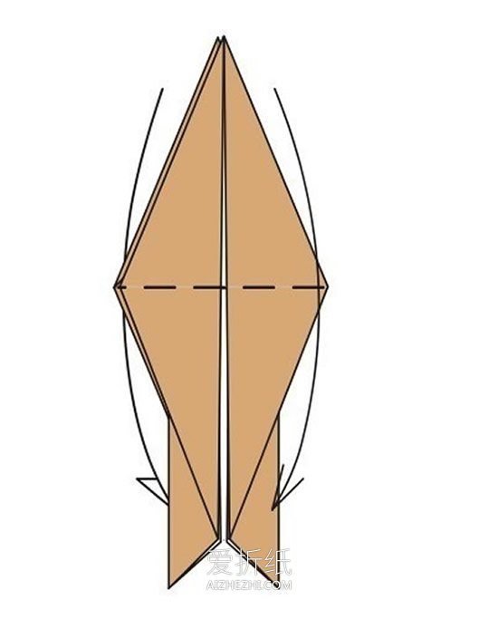 复杂的驼鹿折纸方法图解- www.aizhezhi.com