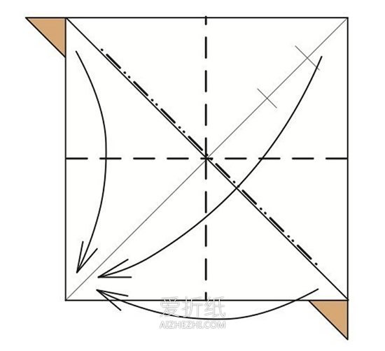 复杂的驼鹿折纸方法图解- www.aizhezhi.com
