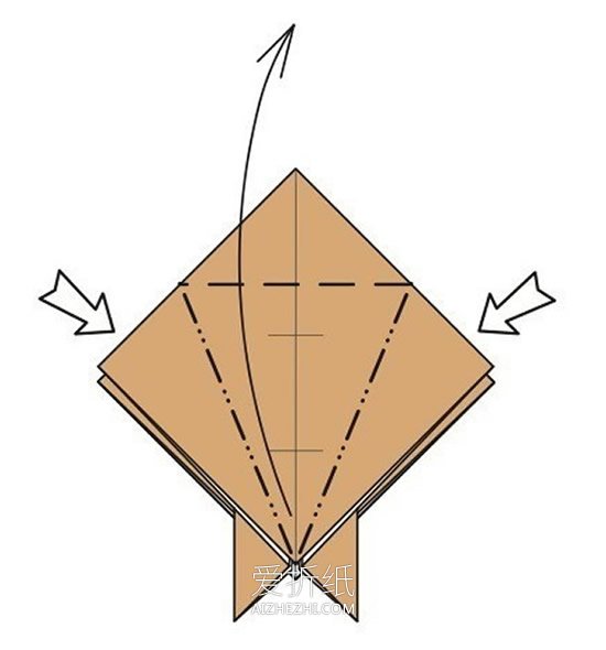 复杂的驼鹿折纸方法图解- www.aizhezhi.com