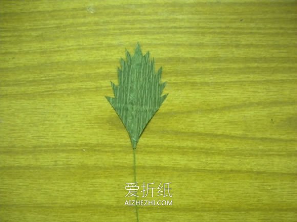 皱纹纸手工制作雏菊的方法- www.aizhezhi.com