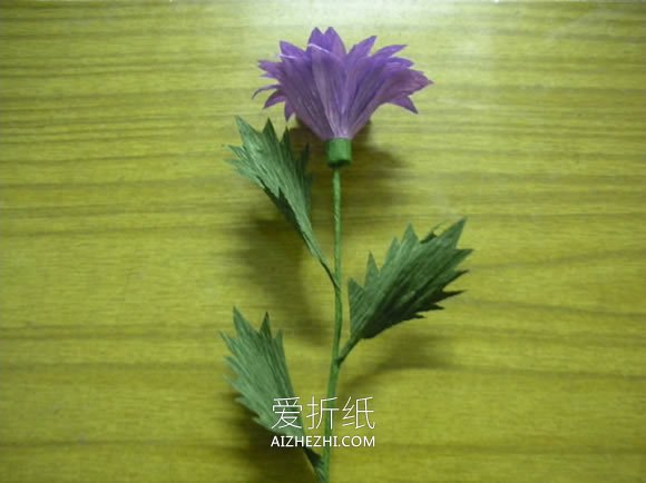 皱纹纸手工制作雏菊的方法- www.aizhezhi.com