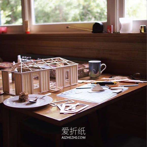 迷你手工家具模型作品图片- www.aizhezhi.com