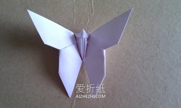 简单折纸蝴蝶的方法图解- www.aizhezhi.com