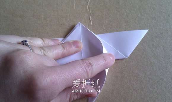 简单折纸蝴蝶的方法图解- www.aizhezhi.com