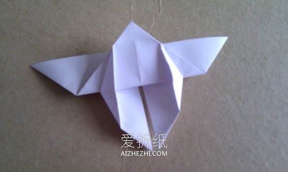 简单折纸蝴蝶的方法图解- www.aizhezhi.com