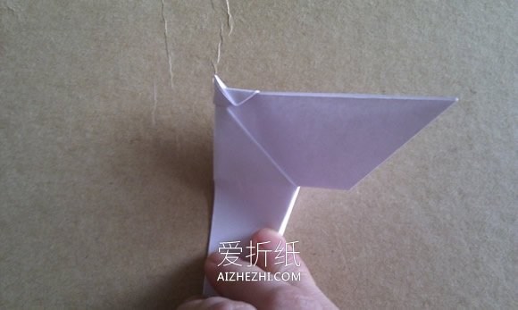 简单折纸蝴蝶的方法图解- www.aizhezhi.com