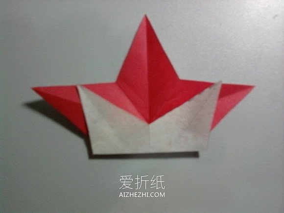 简单五瓣花的折纸方法图解- www.aizhezhi.com