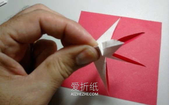 简单五瓣花的折纸方法图解- www.aizhezhi.com