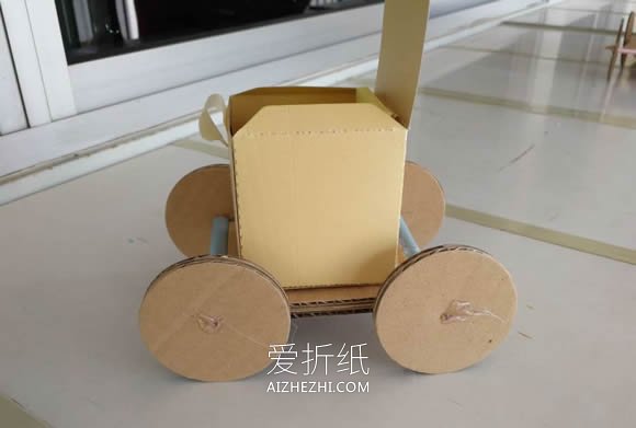 简单纸板车的制作方法- www.aizhezhi.com