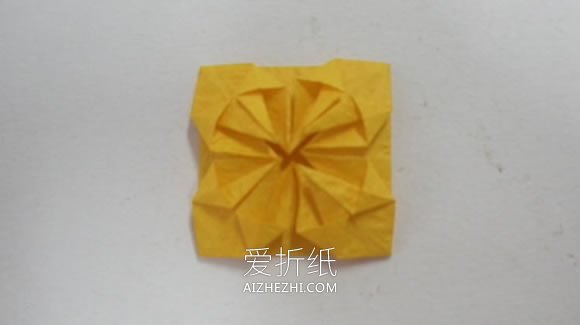 简单花球的折纸方法图解- www.aizhezhi.com