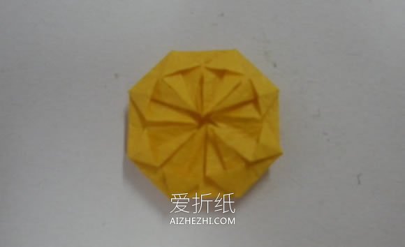 简单花球的折纸方法图解- www.aizhezhi.com