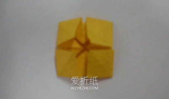 简单花球的折纸方法图解- www.aizhezhi.com