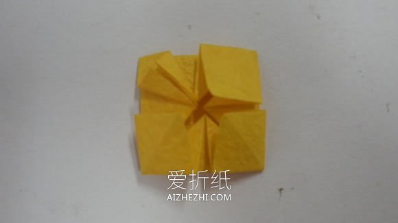 简单花球的折纸方法图解- www.aizhezhi.com