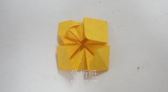 简单花球的折纸方法图解- www.aizhezhi.com