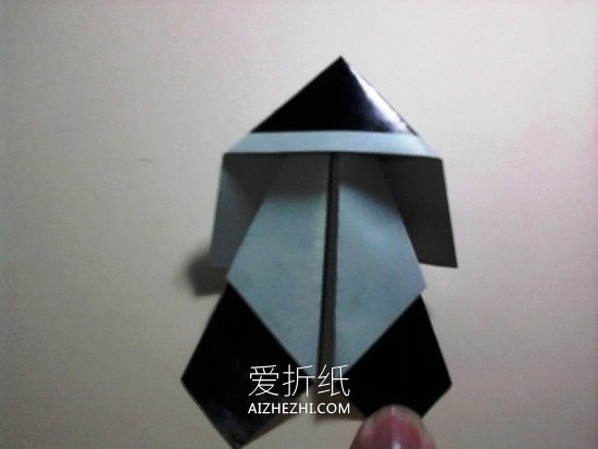 立体修女的折法图解- www.aizhezhi.com