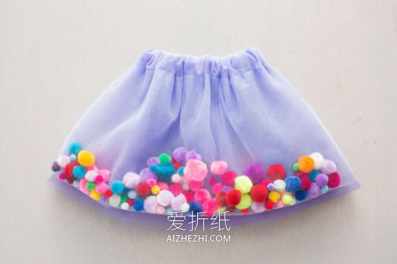 自制儿童纱裙的方法- www.aizhezhi.com