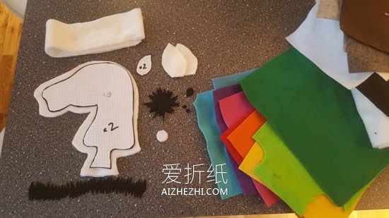 无需手缝的万圣节骷髅马玩具制作教程- www.aizhezhi.com